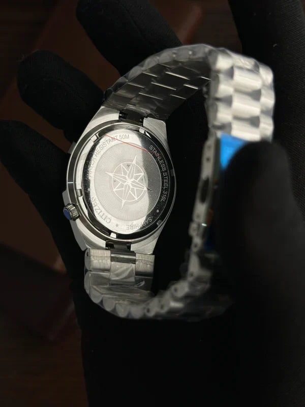 CTZN - Tsuyosa Silver Black Quartz - AAA Quality